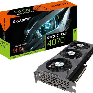 Placa Video GIGABYTE GeForce RTX 4070 EAGLE OC V2 12GB GDDR6X 192 bit PCIE 4.0, 2x HDMI 2x DP