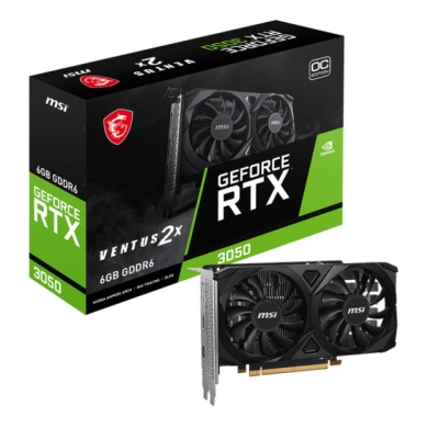 Placa video MSI GeForce RTX 3050, 6GB GDDR6, PCI Express 4.0, 96-bit