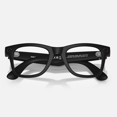 Ray-Ban Meta Wayfarer Gen 2 High Bridge FIT Matte Black Clear/Grey Transitions 50-22 - Img 4