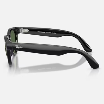 RayBan Meta HEADLINER Low Bridge Fit - Shinny Black - G-15 Green GEN2 - Img 3
