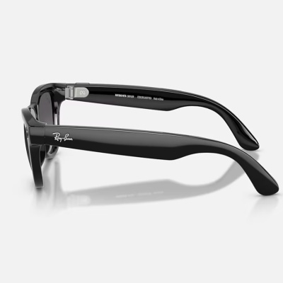 RayBan Meta SKYLER High Bridge Fit - Shinny Black - Graphite Gen2 - Img 3