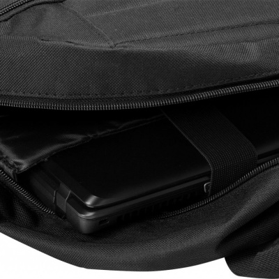 RUCSAC LAPTOP SPACER SPB18906 15.6", 1x compartiment, buzunar frontal, 2x buzunar lateral, waterproof, nylon, negru - Img 4