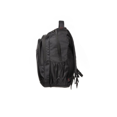 Rucsac Spacer Chicago pentru notebook de max. 17″, 3 compartimente, buzunar frontal, buzunar lateral x 2,2 manere, waterproof, poliester, negru - Img 3
