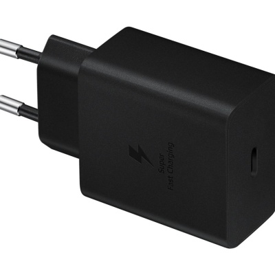Samsung 45W Travel Adapter (with 1.8m cable USB Type-C to C) 1xUSB Type-C Black (retail)