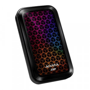 SSD extern ADATA SE770G, 512GB, Negru, USB 3.2