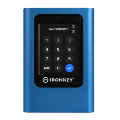 SSD extern Kingston Vault Privacy 80, 1.92 TB, USB Type-C, Albastru
