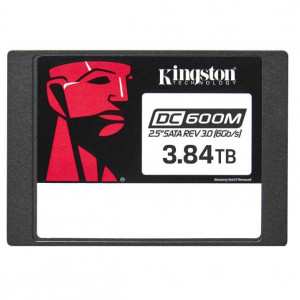 SSD Kingston, DC600M, 2.5", 3840GB, SATA 3.0 (6GB/s), R/W speed: 560MBs/530MBs