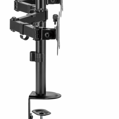 Suport 2 monitoare SeriouxMM66-C024, brat articulat monitor, compatibilitate dimensiune ecran 17"-32", greutate maximă suportata: (per ecran): 9kg, VESA: 75x75, 100x100, inclinare: +45°~-45°, pivotare: +90°~-90°, rotația ecranului: + 180°~-180°, - Img 8