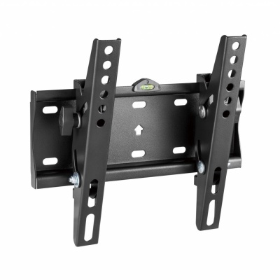 Suport de perete Akai cu inclinatie +12/-12°, diagonala display 23"-42", VESA min. 75x75, VESA max. 200x200, suporta pana la 30kg, distanta fata de perete 53mm, negru