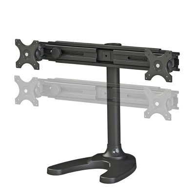 Suport dublu monitor de birou Neomounts FPMA-D700DD; pentru display-uri cu diagonale 19"-30", sistem de prindere VESA 75x75~100x100, greutate maxima suportata 8kg - per ecran, full motion, tilt +180°, swivel +180°, rotate +360°; inaltime reglabila manual - Img 2
