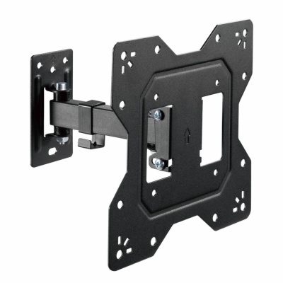 Suport TV de perete Serioux, TV68-221, compatibilitate dimensiune ecran: 23"-43", compatibilitate VESA:100x100, 100x200, 200x100, 200x200, greutate maximă suportata: 30kg, distanta fata de perete: 56~204mm, inclinare: ＋5°～-8°, pivotare: +90°~-90°