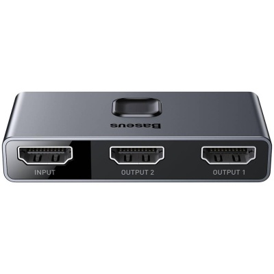 Switch video Baseus Matrix, HDMI bidirectional – 2x HDMI 4K / 30 Hz, gri - Img 3
