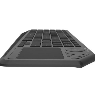 Tastatura wireless Natec TURBOT 2, material taste ABS, numar taste 90, mecanism taste X-Scissors, toucpad pentru smart TV inclus, negru - Img 5