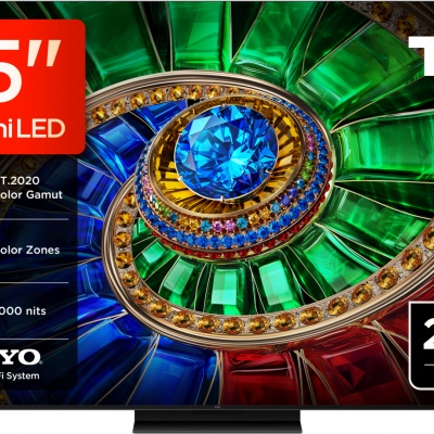 Televizor TCL RGB-MiniLed 85RM7L, 214 cm, Smart Google TV, 4K Ultra HD, 144Hz, Clasa D (Model 2026)