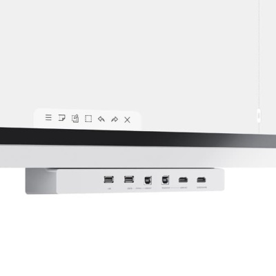 Tray conectivitate pentru display interactiv SAMSUNG Flip 2 55"/65"; HDMI Out, Conectivitate NFC pentru proiectarea telefonului pe display; aduce mufele din spate in fata pentru convenienta. - Img 3