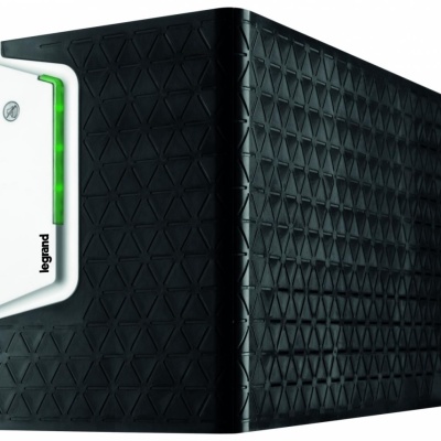 UPS Legrand KEOR SP 2000, 2000VA/ 1200W, 2x IEC + 2x German standard sockets, USB port, baterie 2x 12V 9Ah, 230V, stabilizator electronic (AVR), forma Tower, tehnologie Line interactiv, dimensiuni 148 x 173 x 380mm - Img 1