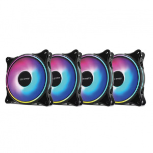 Ventilatoare Carcasa PRO GAMING 4x120mm ARGB NEGRU