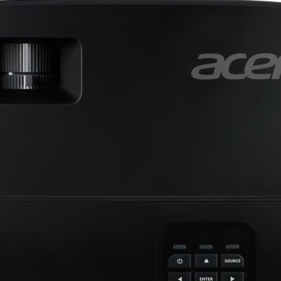 Videoproiector Acer X1229, XGA 1024* 768, up to WUXGA 1920*1200, 4.800 lumeni, 4:3/ 16:9, 20.000:1, dimensiune maxima imagine 300'', distanta maxima de proiectie 12m, boxa 3W, lampa 5.000 ore/ 20.000 ore ExtremEco, 2.4 kg, D-sub, composite video, 2*HDMI,