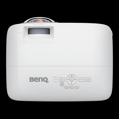 Videoproiector BenQ MX808STH, XGA (1024x768), 3.600 lumeni, 4:3/ 16:9/ 16:10, 20.000:1, lampa 6.000 ore/ 15.000 ore ecomode, zoom fix, 2* D- sub, 2* HDMI, USB Type A, USB Type Mini B, RS232, boxa 10W, audio in/ out, telecomanda cu baterii incluse, suport - Img 1