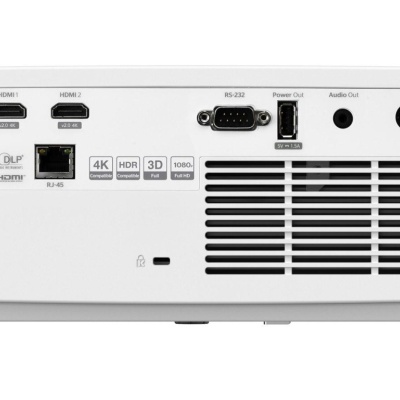 Videoproiector Optoma ZH520, FHD 1920* 1080, 5.500 lumeni, 3.000.000:1, 16:9/ 4:3/ 16:10, +/-30°, dimensiune maxima imagine 322", laser 30.000 ore, distanta maxima de proiectie 8 m, zoom 1.3, 2* HDMI, Audio 3.5mm, USB-A power 1.5A, RS232, RJ45, 29- 31 - Img 2