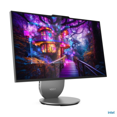 All-in-One Consumer Lenovo Yoga AIO 27IAH10 cu procesor Intel Intel Core Ultra 7 255H pana la 5.1 GHz, 27 inch, QHD, 16 GB, Intel Intel Arc 140T, Windows 11 Pro, Gri, 3 ani Garantie
