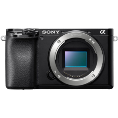 Aparat foto Mirrorless Sony Alpha A6100A, 24.2MP, Negru + Obiectiv SELP16502 16-50mm + Obiectiv 55-210mm