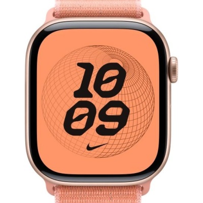 Apple Watch 46mm Alpenglow Pink Nike Sport Loop