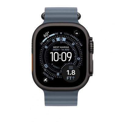 Apple Watch 49mm Anchor Blue Ocean Band Extension - Black Titanium Finish - Img 2
