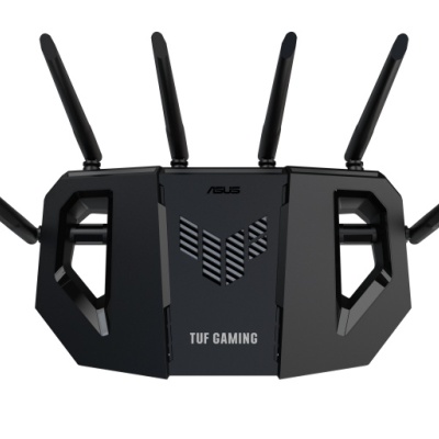 ASUS TUF Gaming BE6500 (TUF-BE6500). WAN connection type: RJ-45. Wi-Fi band: Dual-band (2.4 GHz / 5 GHz), Top Wi-Fi standard: Wi-Fi 7 (802.11be), WLAN data transfer rate (max): 6500 Mbit/s. Ethernet LAN interface type: 2.5 Gigabit Ethernet, VPN support: