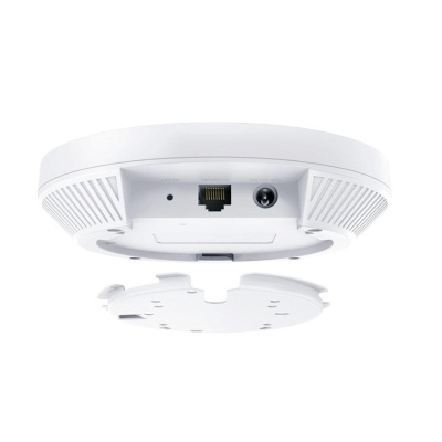"AX3000 Ceiling Mount Dual-Band Wi-Fi 6 Access Point PORT:1× Gigabit RJ45 Port SPEED:574Mbps at 2.4 GHz + 2402 Mbps at 5 GHz FEATURE: 802.3at POE and 12V DC (Power Adapter is not included), 2×Internal Antennas, 160MHz Supported, MU-MIMO, Seamless - Img 4