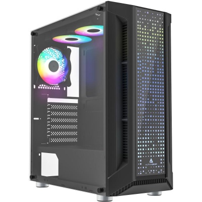 Carcasa ALPHAGEAR Trickster RGB, Mid Tower, Black - Img 3