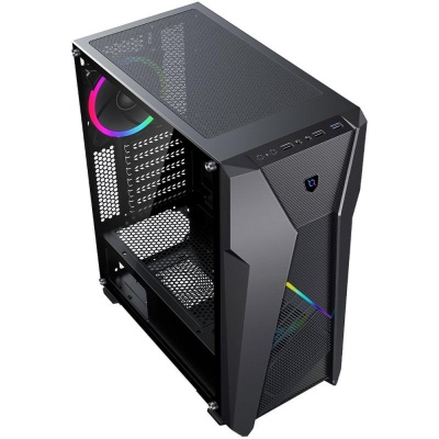 Carcasa Aqirys Canopus Midi Tower, fara sursa, black - Img 3