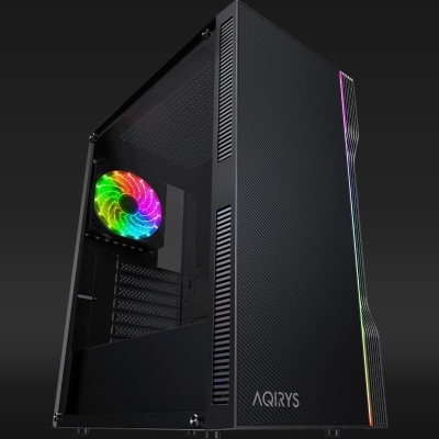 Carcasa AQYRIS ELECTRA Mid Tower ARGB NEGRU - Img 2