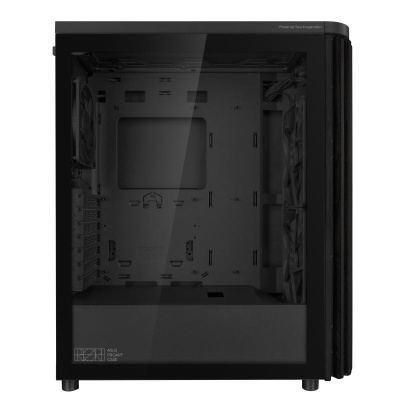 Carcasa ASUS PROART PA401 WOOD EDITION Mid Tower ARGB NEGRU, Tempered Glass, Sloturi Expansiune 7, Drive Bays: 2x3.5" 2x2.5"/3.5", Ventilatoare Suportate: 5 (spate: 1x120mm, fata: 2x140mm sau 2x160mm, sus: 2x120mm sau 2x140mm), Ventilatoare Incluse: 2 - Img 6