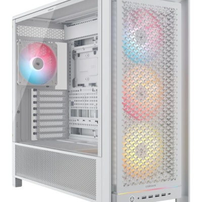 Carcasa CORSAIR FRAME 5000D RS ARGB, RGB, Mid Tower, White