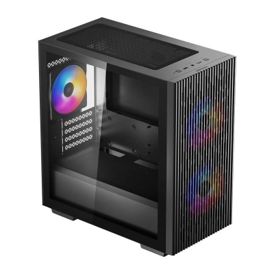 Carcasa DEEPCOOL MATREXX 40 3FS Mini Tower RGB NEGRU - Img 2
