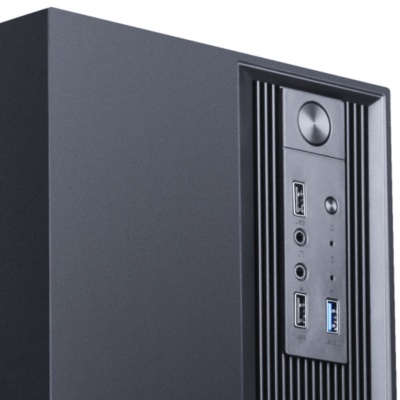 Carcasa gaming Serioux Classic01, fara sursa, tip middle tower, USB2.0x+HD Audio,USB3.0, porturi rezervate pentru ventilator: fata 2x120mm ventilatoareARGB (incluse), spate:1x120mm ventilator negru, controler 4 porturi,drive bays: HDD de 3.5'' x1, SSd - Img 3