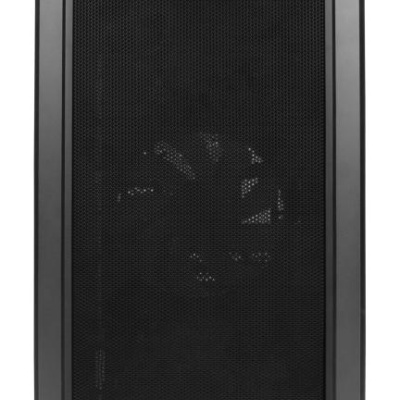 Carcasa GENESIS IRID 503 V2 Mini Tower NEGRU, Tempered Glass, Sloturi Expansiune 4, Drive Bays: 2x3.5" 3x2.5", Ventilatoare Suportate: 6 (spate: 1x120mm, fata: 3x120mm sau 2x140mm, sus: 2x120mm sau 2x140mm), Ventilatoare Incluse: 2 (2x120mm), Format - Img 2