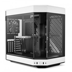 Carcasa HYTE Y60 Mid-Tower BLACK/WHITE E-ATX, PCI Slots 6+3, no psu included, Preinstalled fans 3x 120mm no lightning