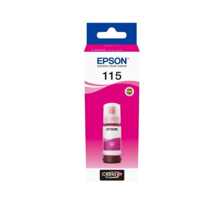 Cartus cerneala Epson 115, magenta, capacitate 70ml / 6200 pagini, compatibil cu: Epson EcoTank L8160, EcoTank L8180. - Img 3