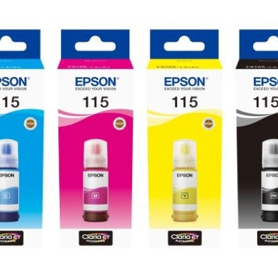Cartus cerneala Epson 115, photo black, capacitate 70ml / 6200 pagini, compatibil cu: Epson EcoTank L8160, EcoTank L8180. - Img 4
