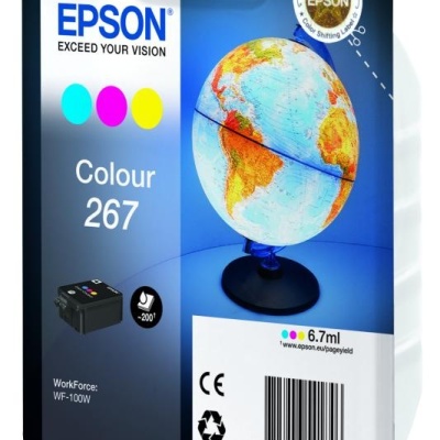 Cartus cerneala Epson 267 color, singlepack,pentru WorkForce WF-100W. - Img 4