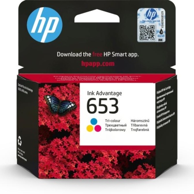 Cartus cerneala HP 3YM74AE Color Nr.653 200ini,HP DeskJet Plus Ink Advantaje 6075 AIO, DeskJet Plus Ink Advantaje 6475 AIO - Img 2