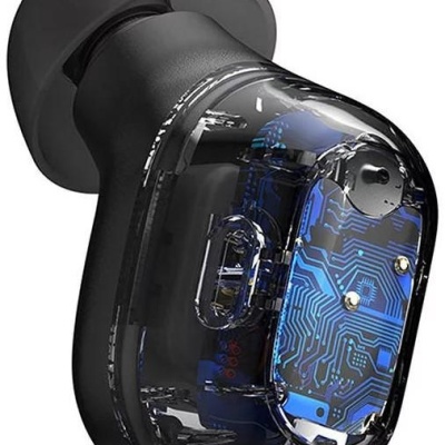Casti Baseus Bowie WM01 TWS, wireless, bluetooth 5.0, microfon pe casca, negru - Img 4