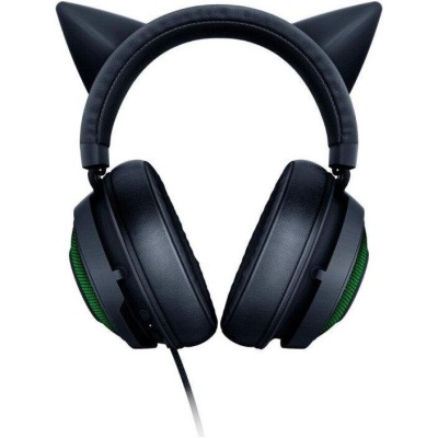Casti Razer Kraken Kitty V2 Pro USB-A, senzitivitate 96 dB SPL / mW @ 1kHz by HATS si senzitivitate microfon -42 dB, frecventa raspuns 20Hz-20kHz, frecventa raspuns microfon 100Hz-10kHz impedanta 32 Ω (1 kHz), lungime cablu 2m, negru - Img 2