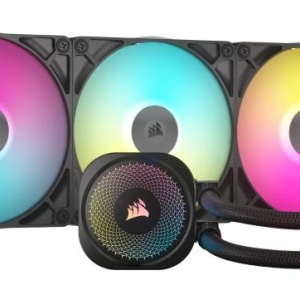 Cooler Procesor CORSAIR iCUE LINK TITAN 420 RX RGB AIO Liquid NEGRU, marime radiator 452mm, 3 ventilatoare ARGB, Viteza ventilatoare 300-1700 RPM +/- 10%, Suport AMD: AM4/AM5, suport INTEL: LGA 1851/1700, Airflow: 17.9-94.7 CFM
