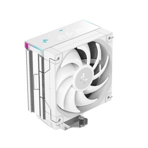 Cooler Procesor DEEPCOOL AK400 DIGITAL PRO ALB, marime heatsink 120x60x152mm, un ventilator, viteza ventilator 500-1750 RPM +/- 10%, Airflow: 60.89 CFM, Suport AMD: AM4/AM5, suport INTEL: LGA 1851/1700/1200/1151/1150/1155, nivel de zgomot: 28 dBA