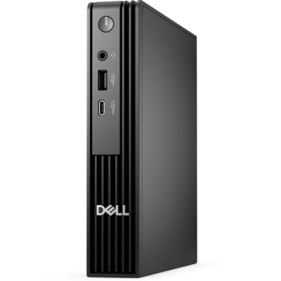 Dell Pro Micro QCM1255, 65W AC rugged adapter, 4.5mm barrel, E4, ENERGY STAR Qualified, EPEAT Gold with Climate+, AMD Ryzen(TM) 3 8300GE (4 cores, up to 4.9GHz), 35W CPU, 8 GB: 1 x 8 GB, DDR5, up to 4800 MT/s, non-ECC, 512GB SSD, No Optical Drive,
