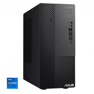 Desktop Business ASUS ExpertCenter D7, D700MCES-711700008, Size: 15L, Intel Core i7-11700 Processor 2.5GHz (16M Cache, up to 4.9 GHz, 8 cores), 16GB DDR4 U-DIMM, 512GB M.2 NVMe PCIe 3.0 SSD, Front I/O Port: 1x Headphone, 1x 3.5mm combo audio jack, 2x