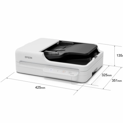 EPSON WorkForce DS-1730 DESKTOP A4 SCANNER, Tip Flatbed, Rezolutie 1.200 DPI x 1.200 DPI, ADF 600 DPI x 600 DPI, Formate hartie: A4 (21.0x29.7 cm), A5 (14.8x21.0 cm), A6 (10.5x14.8 cm), B5, B6, Letter, Letter Legal, Susra lumina: ReadyScan LED - Img 3